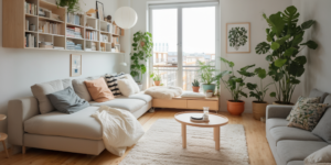 Tranquil Earth Toned Living Room
